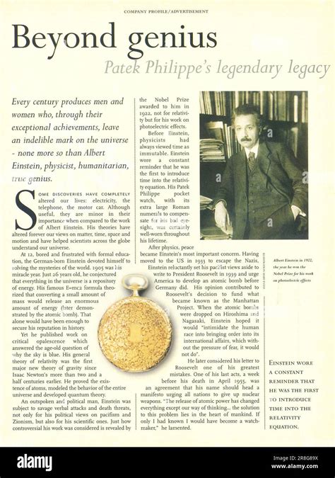 albert einstein patek philippe